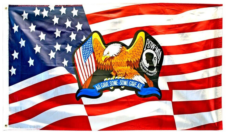 All Gave Some Some Gave All American Novelty Flag Banner NEW! 3 ft x 5 ft Home & Garden:Yard, Garden & Outdoor Living:Décor:Flags Cozy Home Treasures